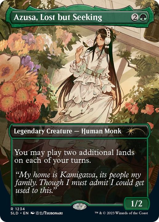 Azusa, Lost but Seeking in the group Magic the Gathering / Types / Creatures / Human at Proxyprinters.com (28596)