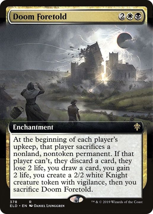 Doom Foretold in the group Magic the Gathering / Types / Enchantment / Enchantment at Proxyprinters.com (28609)