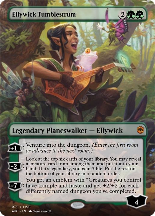 Ellywick Tumblestrum in the group Magic the Gathering / Types / Colors / Green at Proxyprinters.com (28613)