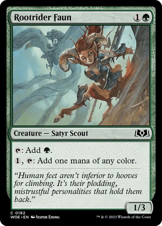 Rootrider Faun in the group Magic the Gathering / Types / Colors / Green at Proxyprinters.com (28635)