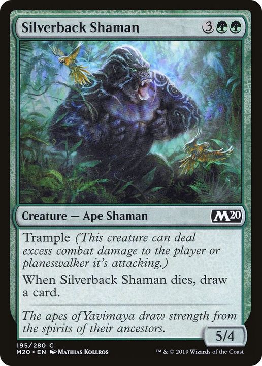 Silverback Shaman in the group Magic the Gathering / Types / Colors / Green at Proxyprinters.com (28657)