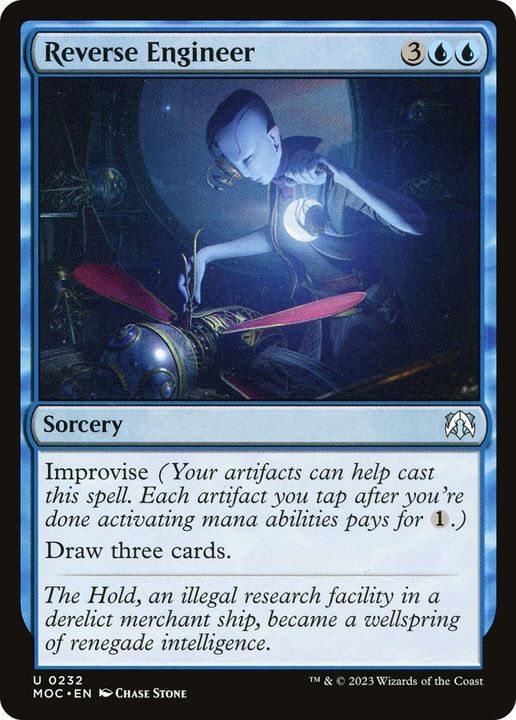 Reverse Engineer in the group Magic the Gathering / Types / Colors / Blue at Proxyprinters.com (28679)