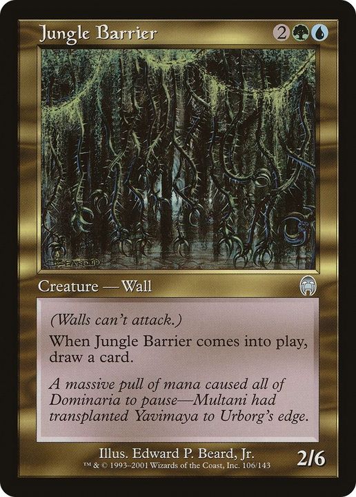 Jungle Barrier in the group Magic the Gathering / Sets / Apocalypse at Proxyprinters.com (28693)