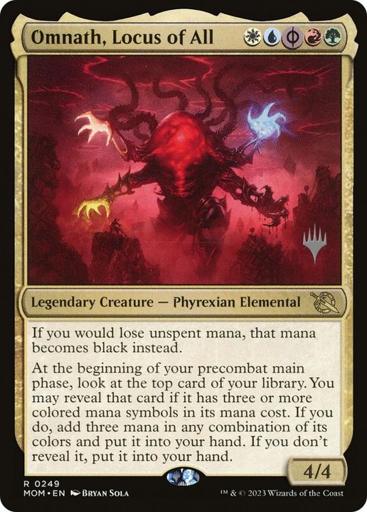 Omnath, Locus of All in the group Magic the Gathering / Types / Colors / Multicolors / B, G, R, U, W at Proxyprinters.com (28697)