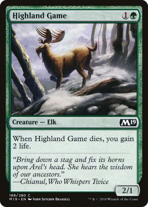 Highland Game in the group Magic the Gathering / Types / Colors / Green at Proxyprinters.com (28718)