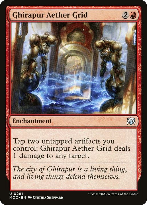 Ghirapur Aether Grid in the group Magic the Gathering / Types / Enchantment / Enchantment at Proxyprinters.com (28722)