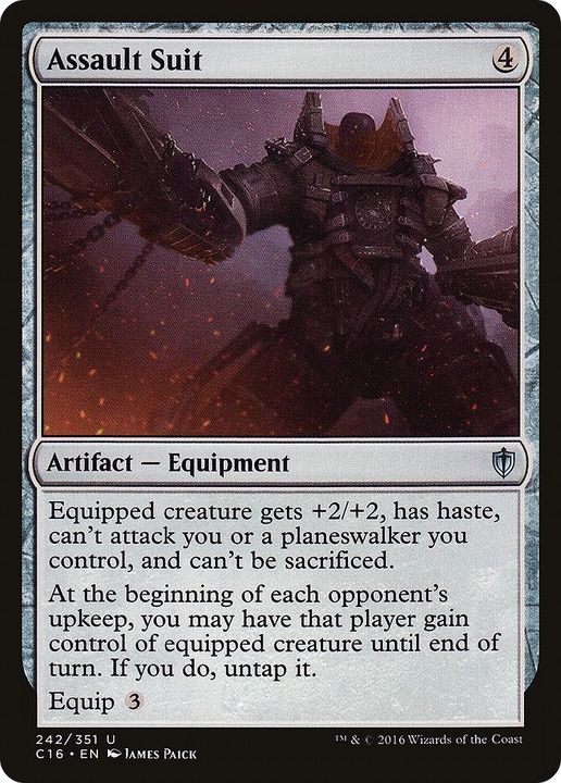 Assault Suit in the group Magic the Gathering / Types / Artifacts / Artifact at Proxyprinters.com (28723)