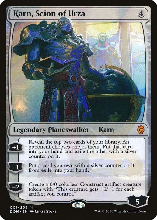 Karn, Scion of Urza in the group Magic the Gathering / Sets / Dominaria at Proxyprinters.com (2873)