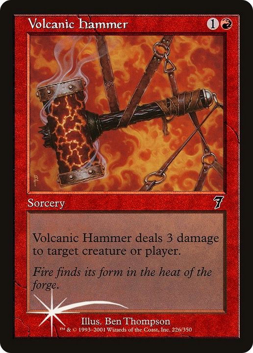 Volcanic Hammer in the group Magic the Gathering / Types / Colors / Red at Proxyprinters.com (28735)