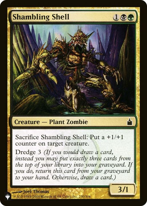 Shambling Shell in the group Magic the Gathering / Types / Colors / Multicolors / B, G at Proxyprinters.com (28736)