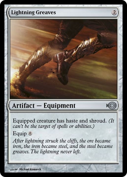 Lightning Greaves in the group Magic the Gathering / Types / Artifacts / Artifact at Proxyprinters.com (28752)