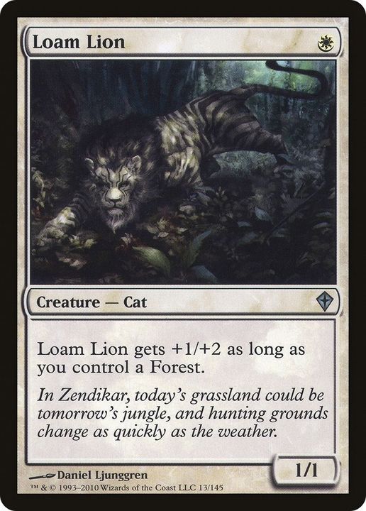 Loam Lion in the group Magic the Gathering / Types / Colors / White at Proxyprinters.com (28759)