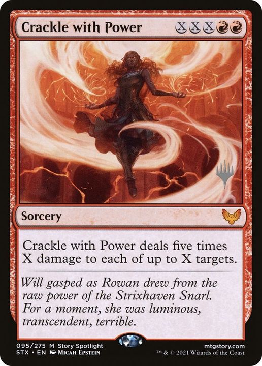 Crackle with Power in the group Magic the Gathering / Sets / Strixhaven: School of Mages Promos at Proxyprinters.com (28762)