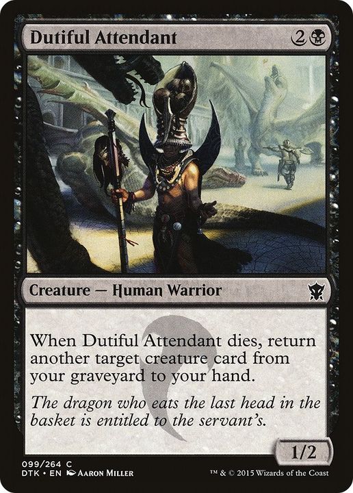 Dutiful Attendant in the group Magic the Gathering / Sets / Dragons of Tarkir at Proxyprinters.com (28773)