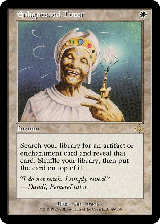 Enlightened Tutor in the group Magic the Gathering / Types / Colors / White at Proxyprinters.com (28794)