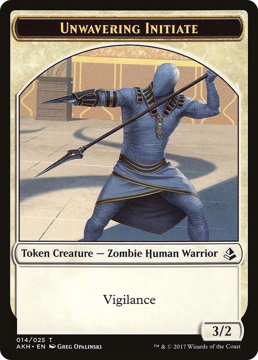 Unwavering Initiate in the group Magic the Gathering / Sets / Amonkhet Tokens at Proxyprinters.com (2881)