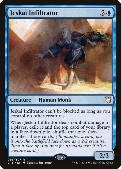 Jeskai Infiltrator in the group Magic the Gathering / Types / Creatures / Human at Proxyprinters.com (28815)