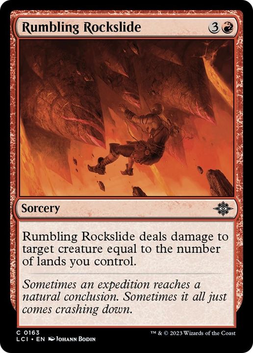 Rumbling Rockslide in the group Magic the Gathering / Types / Colors / Red at Proxyprinters.com (28822)