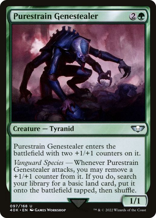 Purestrain Genestealer in the group Magic the Gathering / Types / Colors / Green at Proxyprinters.com (28844)