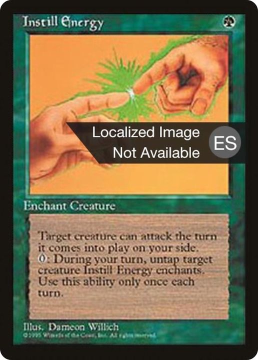 Instill Energy in the group Magic the Gathering / Types / Colors / Green at Proxyprinters.com (28847)