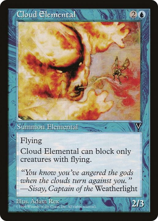 Cloud Elemental in the group Magic the Gathering / Types / Colors / Blue at Proxyprinters.com (28864)