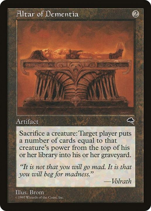 Altar of Dementia in the group Magic the Gathering / Types / Artifacts / Artifact at Proxyprinters.com (28870)