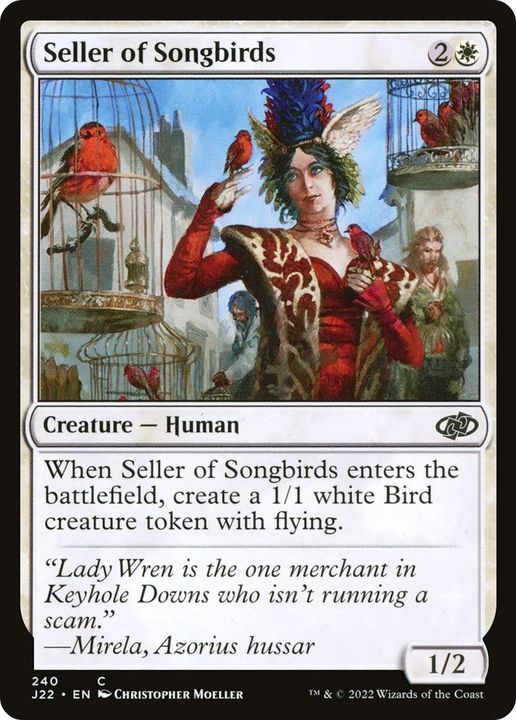 Seller of Songbirds in the group Magic the Gathering / Types / Creatures / Human at Proxyprinters.com (28881)