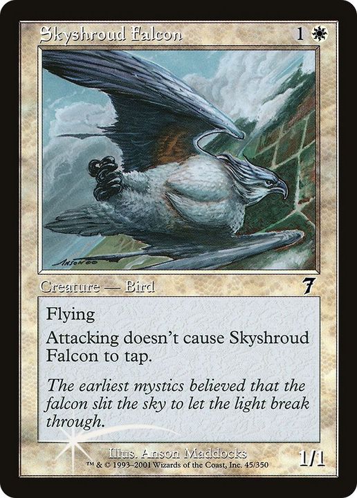 Skyshroud Falcon in the group Magic the Gathering / Types / Colors / White at Proxyprinters.com (28894)