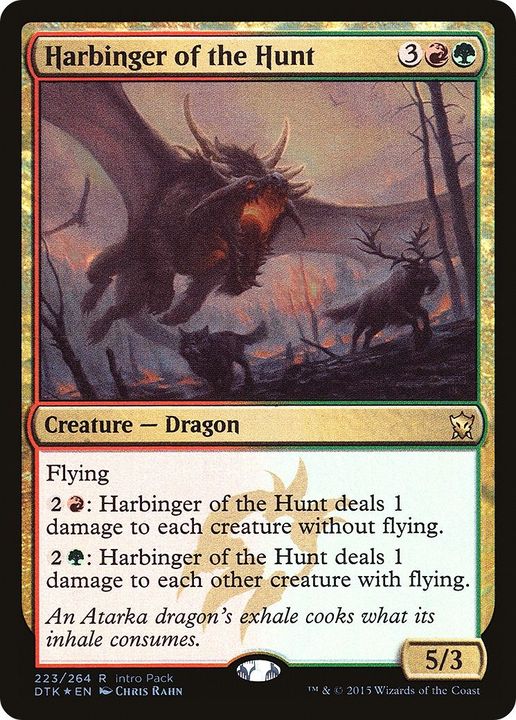 Harbinger of the Hunt in the group Magic the Gathering / Sets / Dragons of Tarkir Promos at Proxyprinters.com (2890)