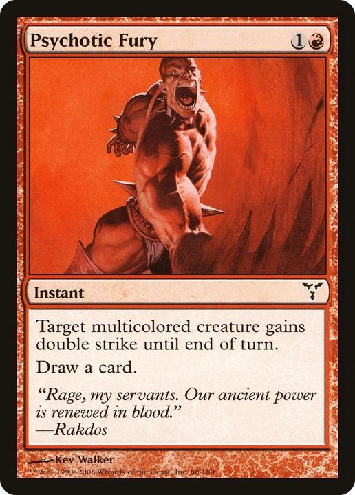 Psychotic Fury in the group Magic the Gathering / Types / Colors / Red at Proxyprinters.com (28929)