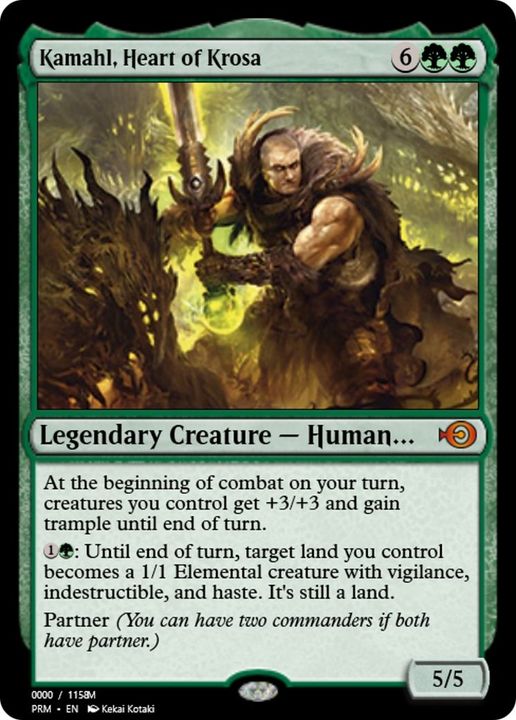 Kamahl, Heart of Krosa in the group Magic the Gathering / Types / Creatures / Human at Proxyprinters.com (28939)