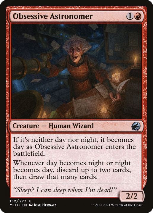 Obsessive Astronomer in the group Magic the Gathering / Types / Creatures / Wizard at Proxyprinters.com (28944)