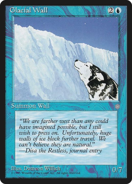 Glacial Wall in the group Magic the Gathering / Types / Colors / Blue at Proxyprinters.com (2895)