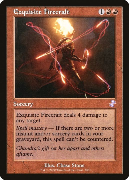 Exquisite Firecraft in the group Magic the Gathering / Types / Colors / Red at Proxyprinters.com (28952)