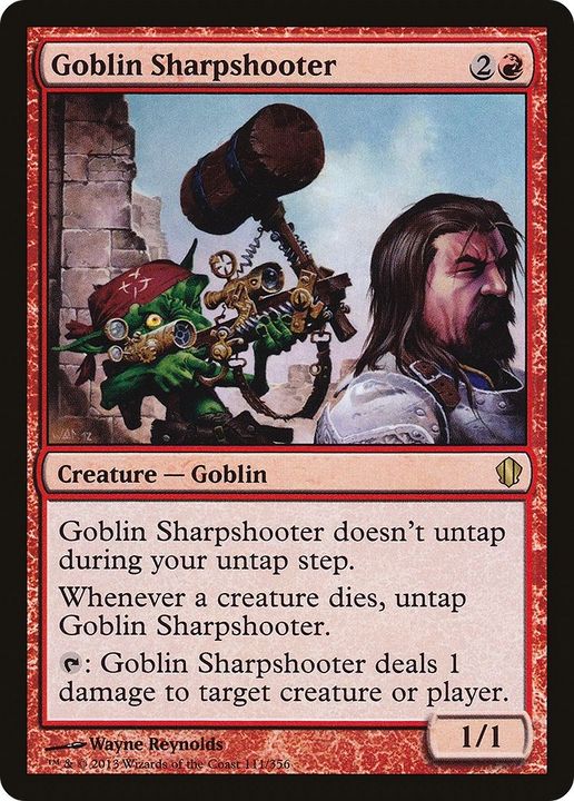 Goblin Sharpshooter in the group Magic the Gathering / Sets / Commander 2013 at Proxyprinters.com (28955)