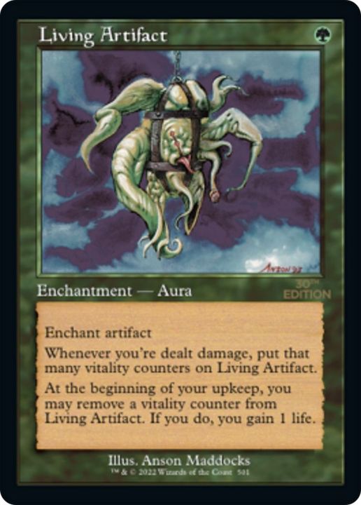 Living Artifact in the group Magic the Gathering / Types / Colors / Green at Proxyprinters.com (2896)