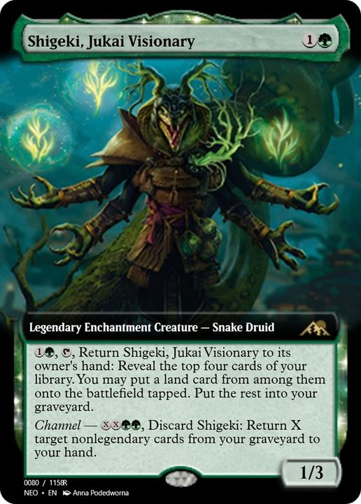 Shigeki, Jukai Visionary in the group Magic the Gathering / Types / Enchantment / Legendary Enchantment at Proxyprinters.com (28962)