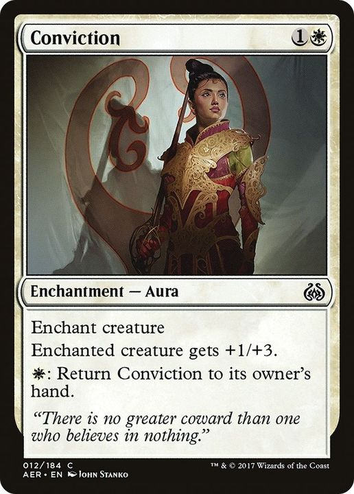 Conviction in the group Magic the Gathering / Types / Colors / White at Proxyprinters.com (28975)