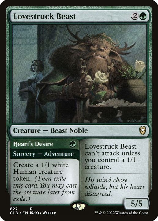 Lovestruck Beast // Heart's Desire in the group Magic the Gathering / Sets / Commander Legends: Battle for Baldur's Gate at Proxyprinters.com (28977)