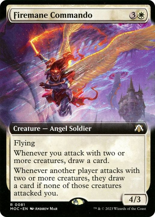 Firemane Commando in the group Magic the Gathering / Types / Colors / White at Proxyprinters.com (28979)