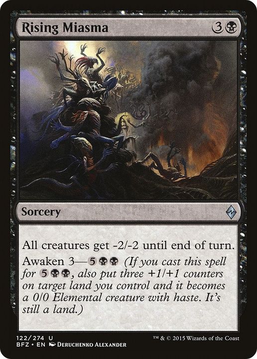 Rising Miasma in the group Magic the Gathering / Types / Colors / Black at Proxyprinters.com (29019)