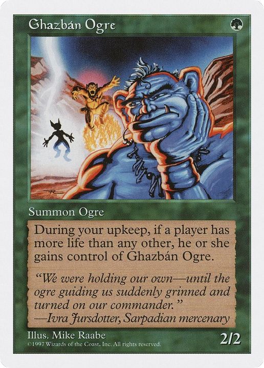 Ghazbán Ogre in the group Magic the Gathering / Sets / Fifth Edition at Proxyprinters.com (29032)