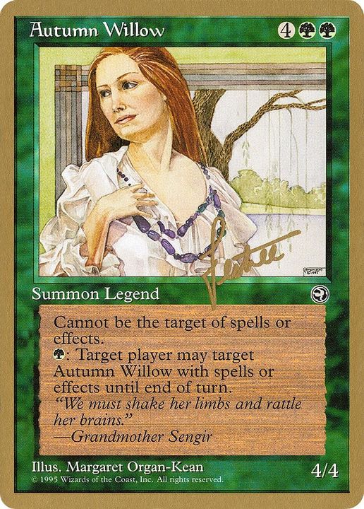 Autumn Willow in the group Magic the Gathering / Types / Colors / Green at Proxyprinters.com (29036)