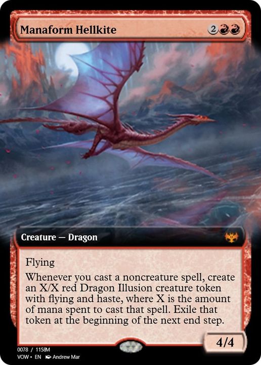 Manaform Hellkite in the group Magic the Gathering / Types / Colors / Red at Proxyprinters.com (29039)