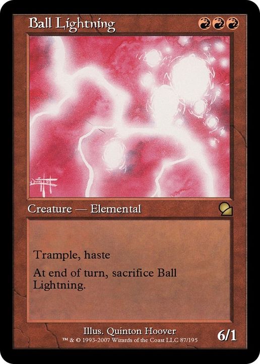 Ball Lightning in the group Magic the Gathering / Types / Colors / Red at Proxyprinters.com (29046)