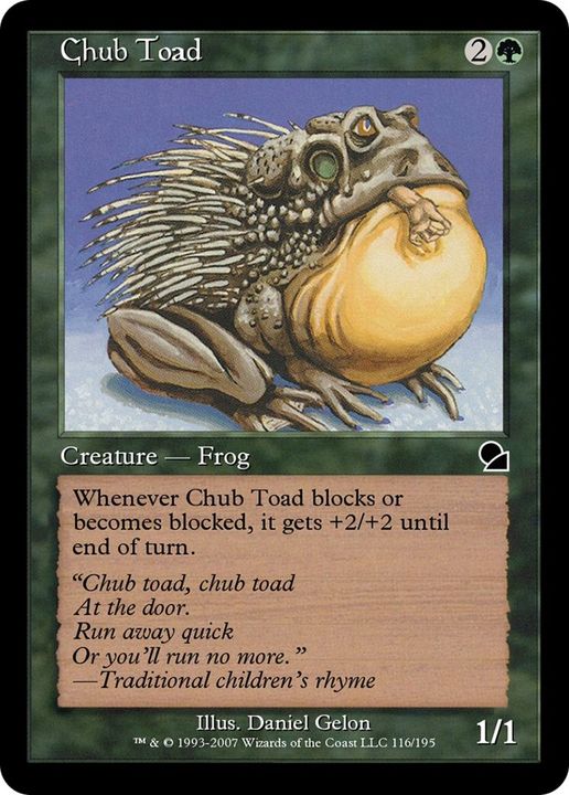 Chub Toad in the group Magic the Gathering / Types / Colors / Green at Proxyprinters.com (29050)