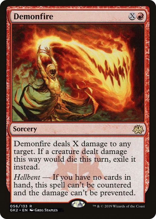 Demonfire in the group Magic the Gathering / Types / Colors / Red at Proxyprinters.com (29058)