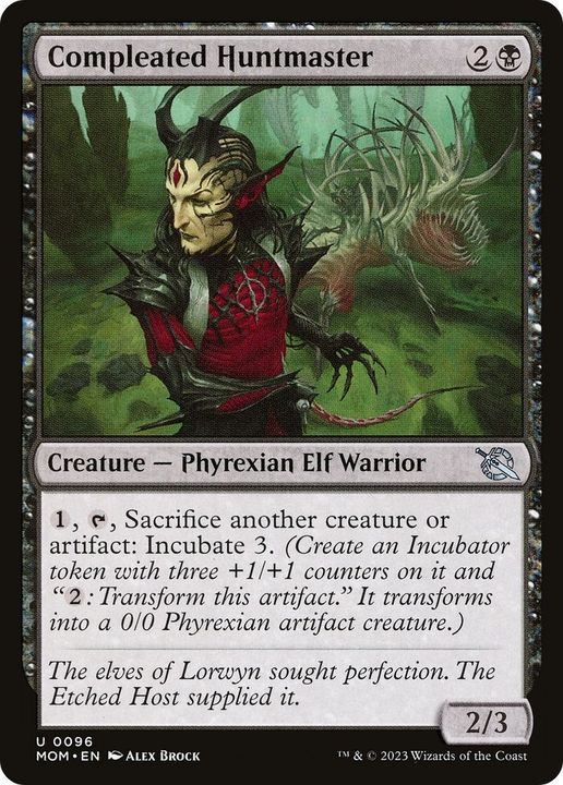 Compleated Huntmaster in the group Magic the Gathering / Types / Creatures / Warrior at Proxyprinters.com (29069)