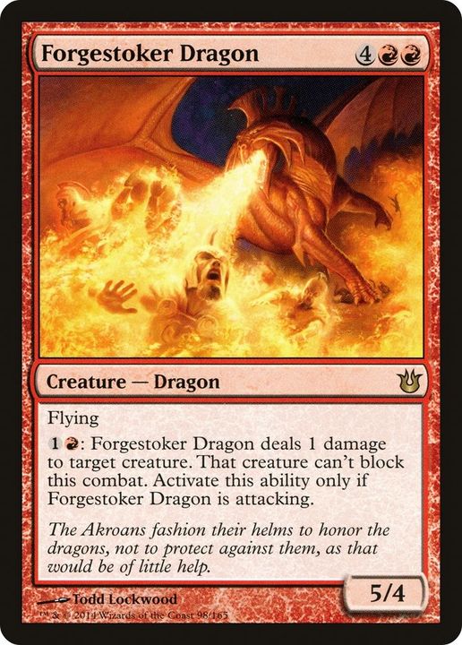 Forgestoker Dragon in the group Magic the Gathering / Types / Colors / Red at Proxyprinters.com (29095)