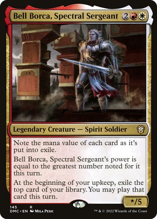 Bell Borca, Spectral Sergeant in the group Magic the Gathering / Types / Colors / Multicolors / R, W at Proxyprinters.com (29105)